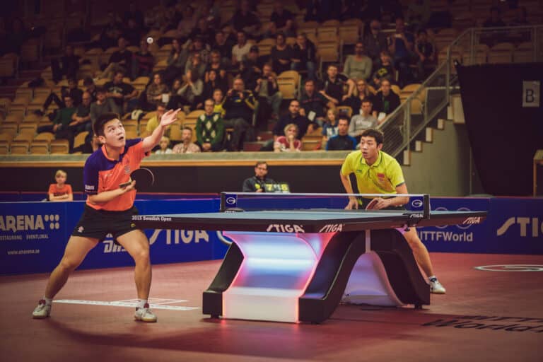 What Are Table Tennis Players Yelling?