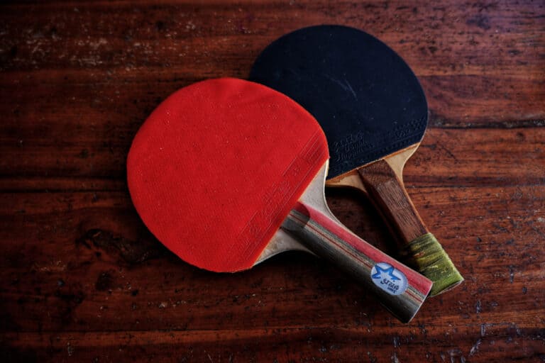 Why Is A Table Tennis Bat Red And Black?